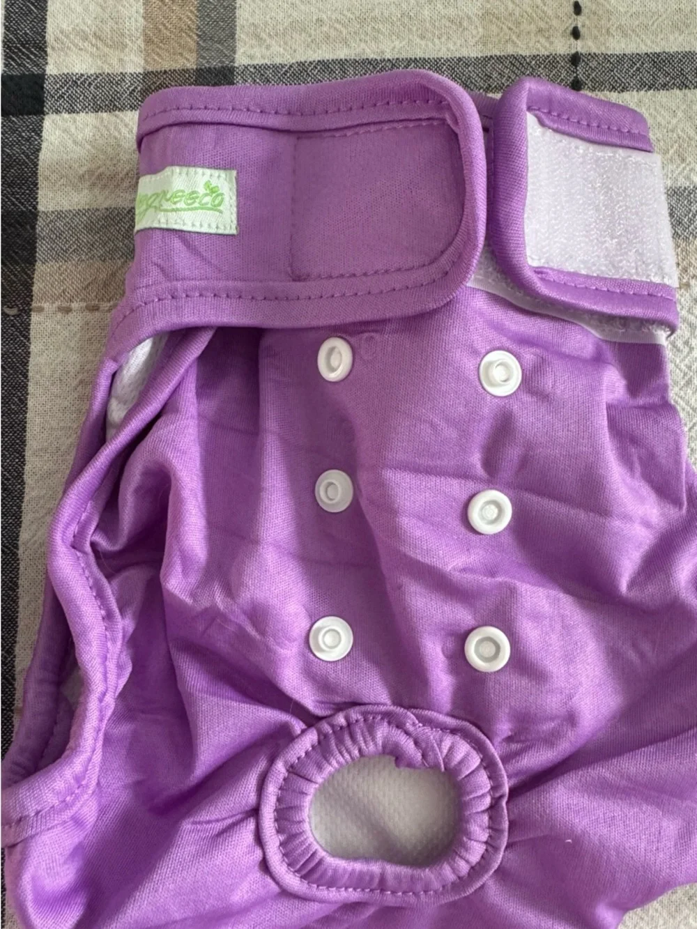 Wegzeeco Dog Diaper - Purple Print